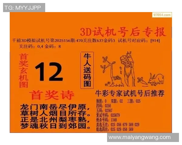 今晚3D试机号查询及最新开奖信息分享，助你精准把握购彩机会